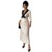 Elegant Short Sleeve Qipao Bodycon Dress – Women’s Slim Fit Cheongsam (Breathable & Stretchy) – Fall/Winter Fashion_ecoleips.com