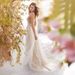 Women's Clothing Wedding Dress Sexy Fashion V Neck Sleeveless Lace Wedding Dress_ecoleips.com