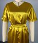 K Women's New Style Elegant V-neck Short Sleeved High Waisted One Step Slit Dress Long Skirt_ecoleips.com