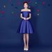 Women's Clothing One Shoulder Small Dress Bride Short Summer Dress Skir_ecoleips.com