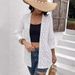 European And American Cross-border 2026 New Elegant Lace Patchwork Cardigan Jacket For Women_ecoleips.com