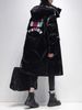 Trendy Glossy No-wash Jacket, Mid-length, Winter Fashion, Thickened, Loose, Over-the-knee, White Duck Down Stylish_ecoleips.com