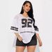 Women's Clothing Summer New V Neck Lace Print Loose Casual Fashion Jersey T Shirt Versatile Short Sleeved Women_ecoleips.com