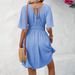 Amazo Europea Ad America Elegat Style A-Lie Summer New High-Waisted Pleated Mid-Legth Dress For_ecoleips.com