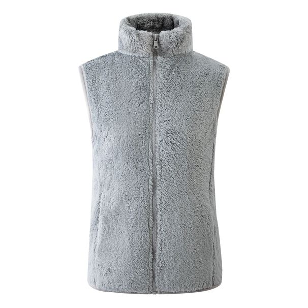 Women's autumn and winter new polar fleece vest, long velvet fleece vest, middle-aged and elderly vest, square dance team uniform, thickened_ecoleips.com