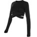 Women's Long Sleeve Dance Sports Top Tight Fitness Yoga Clothes Running Waist Training Clothes_ecoleips.com