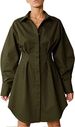 2022 Autumn Women's Shirt Dress, Slim Fit, Elegant, Long Sleeves, European And American Retro Niche Dress_ecoleips.com