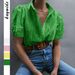 KaiKuo Cross-Border European And American Y2K Hot Girl Style Hollow Out T-Shirt Short Sleeve Women's Shirt 2025 Summer_ecoleips.com
