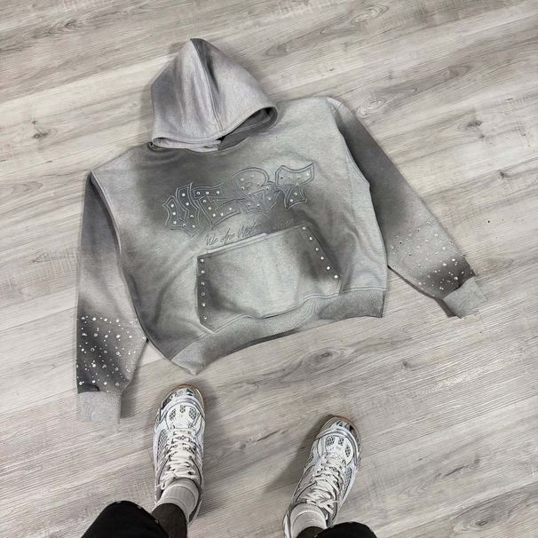 Women's Clothing Fashion Pullover Hoodie Unisex Loose Personality Sweater Tops_ecoleips.com