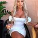European American Style Lantern Sleeve Halter Top Women's Off-Shoulder Short Bodycon Dress Backless Slim Fit Sexy Clothing_ecoleips.com
