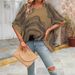 Women's Clothing Summer New Casual Printed V Neck Loose_ecoleips.com