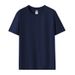 Women's Clothing Women's Style Oversized T-Shirt Grape Purple Pure Cotton Short Sleeve Mid Length Loose Fit Slimming Youthful Top_ecoleips.com