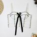 Women's Clothing Bowknot Diamond Body Shaping Hot Girl Tube Top Design Niche Nightclub Top Trendy Women Beaded Fishbone Bra_ecoleips.com