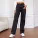 plus Size Wide Leg Jeans Loose Slimming Casual Versatile Straight Leg Pants European American Style Cross Border E Commerce New Summer_ecoleips.com