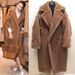 Women's Clothing Fashion Fur Long Coat Warm Thick Lamb Fur Coat Coral Velvet_ecoleips.com