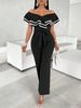 Women's Clothing Temperament Jumpsuit Fashionable Wide Leg Pants_ecoleips.com