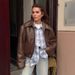 Women's Clothing New Retro Motorcycle Style Leather Jacket For Women Fashion Temperament Pu Leather Jacket For Women_ecoleips.com