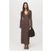 Fashionable Long Sleeve Floral Print Dress Women's Autumn Winter New Arrival Pleated Versatile City Commute Daily Wear A-Line..._ecoleips.com