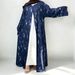 Modest Abaya Dress/Muslim Dress Women Fashion Four Way Stretch Printed Cardigan Muslim Style_ecoleips.com