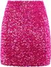 Women Sequin Sparkly Elastic Bodycon Mini Skirt Night Out Party_ecoleips.com