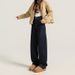 Denim Blue Anti-fade Wide-leg Jeans Women, Versatile And Simple, Suitable For Petite Ladies, Slim-fit Casual Straight_ecoleips.com