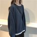 Super Popular Women's Sweatshirt Spring And Autumn, Korean Version, Waitmore, Hoodless, Thin Jacket, Trendy On_ecoleips.com