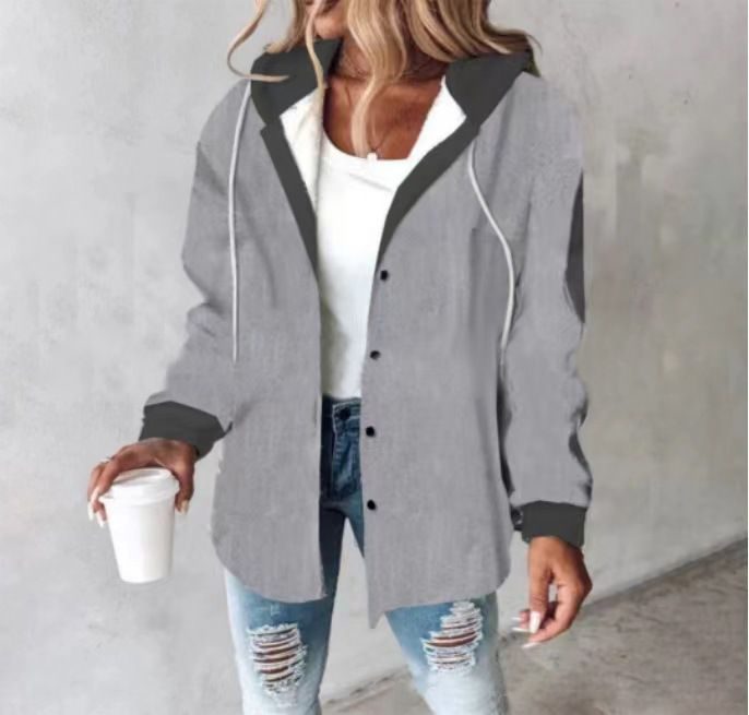 Women's Oversized Plaid Shacket – Trendy Checkered Button-Up Jacket For Fall & Winter (Loose Fit, Soft Polyester, Multiple Colors & Sizes)_ecoleips.com