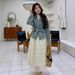 High-end Quality 2025 Spring New Fashion Hong Kong Style Retro Washed Denim Jacket With Belt For Women_ecoleips.com