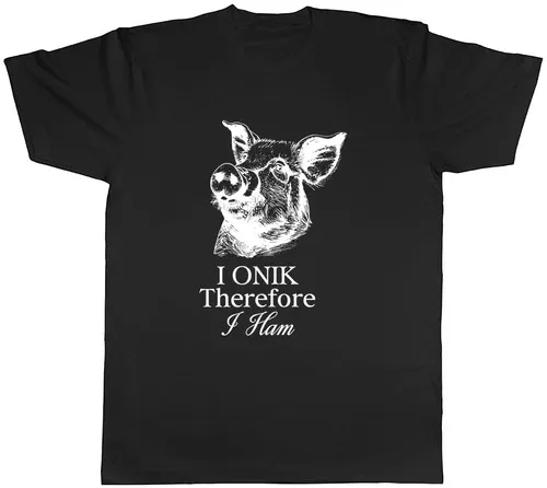 Women's T-Shirts Funny Pig Oink Before I Ham Mens T-Shirt Tee Gift Top_ecoleips.com