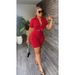 K European Women's Fashion New Urban Style Shirt Short Sleeve Shorts Solid Color Two-Piece Set. No Accessories_ecoleips.com