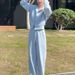 Fashionable Youthful Women's Sportswear Set For Spring, Loose And Slimming Short Hooded Sweatshirt With Wide-Leg Pants,_ecoleips.com