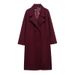 New Women's Clothing European And American Style Fashion Extended Solid Color Soft Loose Coat Coat_ecoleips.com