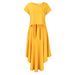 Women's Clothing plus size women's clothing 2023 new fashion temperament casual tops big swing skirt suit_ecoleips.com