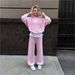 Trendy Hooded Sweatshirt & Jogger Set – Streetwear Casual Outfit (White/Black/Beige/Pink) Fashion Trends_ecoleips.com