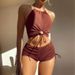 Verve 2025 Conservative New Women's Swimwear Strapless Boxer Tight Sexy Sports Bikini Swimsuit_ecoleips.com