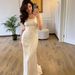 Elegant Satin Wrap Dress - Floral Print Ruffle Trim Dress (Feminine & Romantic Design Perfect For Date Night & Special Occasions)_ecoleips.com
