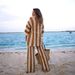 《VIP Exclusive》Cross-border E-commerce Source Factory European And American Women's Fashion Knitted Striped Sexy Pants_ecoleips.com