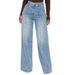 Loose New Cross-Border European And American Fashion Straight-Leg Pants Washed Street Jeans For Slim Waist Women_ecoleips.com