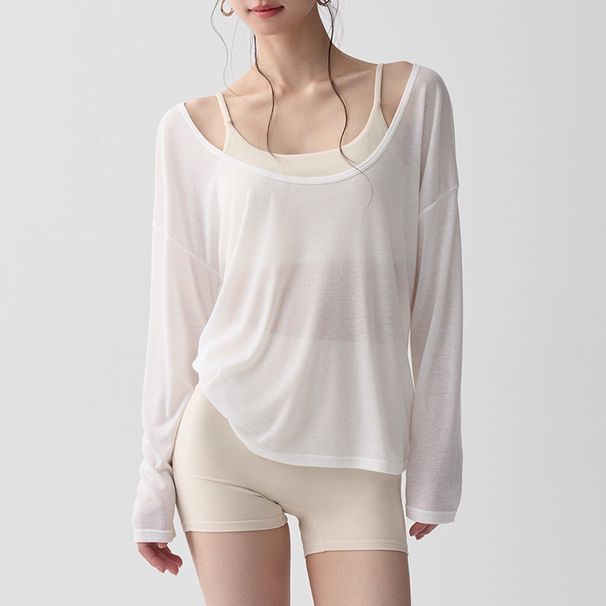 K Sports Quick Drying Sports Top Fitness Suit Women's New Yoga Top Long Sleeved Training Suit Women. Excluding Underwear Accessories_ecoleips.com