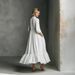 2026 European And American Cross-border Independent Site New Western Casual Cotton-linen Vacation Half-open_ecoleips.com