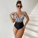Sexy One-piece Belly Cover-up Slimming Peplum One-piece Bikini Woman_ecoleips.com