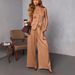 Women's Clothing Wide Leg Pants & Vest Set – Effortless Style Stylish Casual Suit For Effortless Elegance"_ecoleips.com