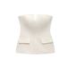 Aria Basics Aria Basics European And American Cross-border Clothing Wholesale: Women's Solid Color Strapless Tube Top_ecoleips.com