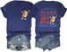 4th Of July Shirts For Women America Flag Shirts Patriot 1776 Memorial Day Tops Front Back Printing BBQ Tee_ecoleips.com