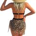 European And American Plus-size Sexy Latin Leopard Print Bikini Two-piece Swimsuit Women, Halter Neck, Backless, V-neck_ecoleips.com