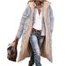 Women's Winter Warm Hooded Coat With Faux Fur Trim – Elegant A-Line Padded Jacket For Cold Weather_ecoleips.com
