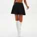 K Elegant Yoga Pleated Skirt Sports Short Skirt Anti Glare Badminton Golf Short Tennis Skirt_ecoleips.com