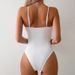 New Sling Conservative One Piece Swimsuit Women's High End Beach Bikini Hot Spring Swimsuit_ecoleips.com