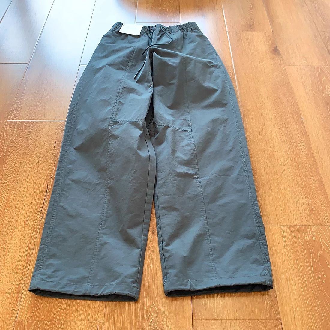 Women's Clothing Elastic Waist Tie Fashionable And Casual All Match Parachute Pants With Cuffs For Women_ecoleips.com