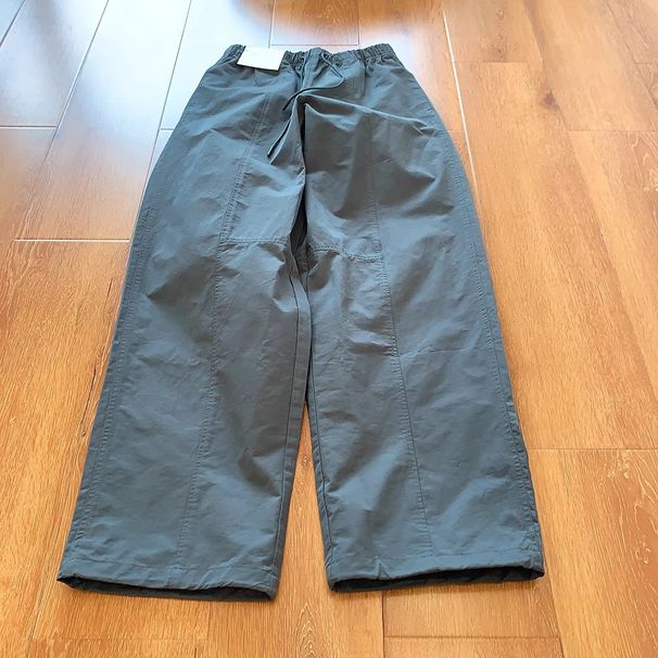 Women's Clothing Elastic Waist Tie Fashionable And Casual All Match Parachute Pants With Cuffs For Women_ecoleips.com
